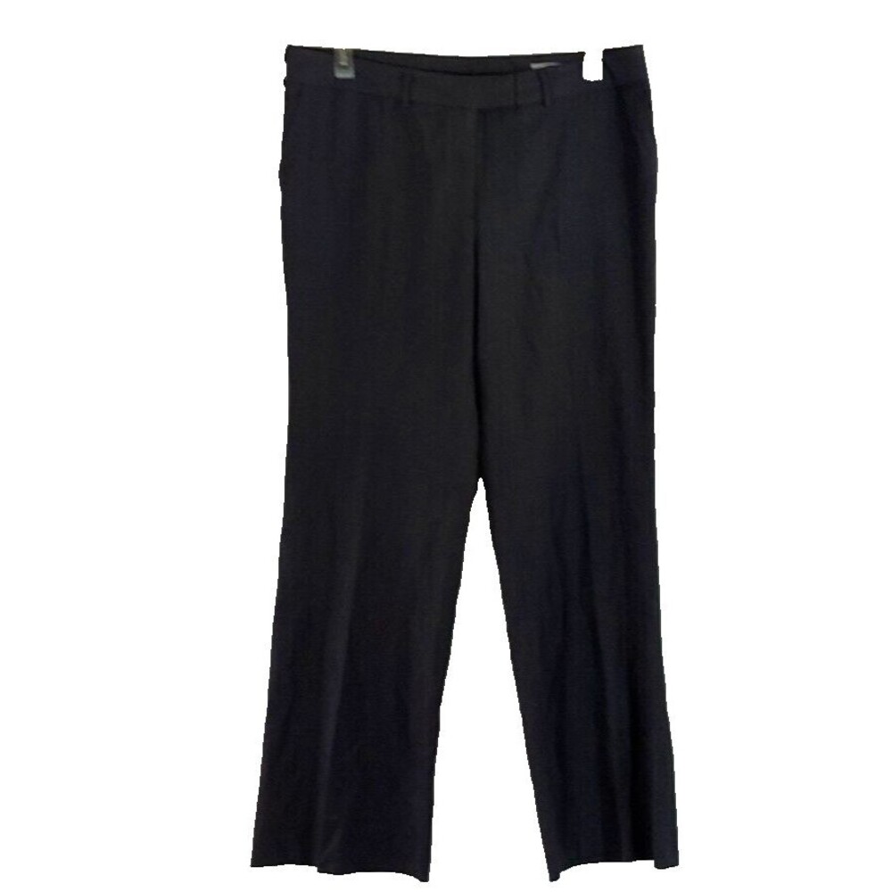 Edwards Dress Pants Womens 16 UR Recycled Polyester Gray Flat Front Unhemmed NWT
